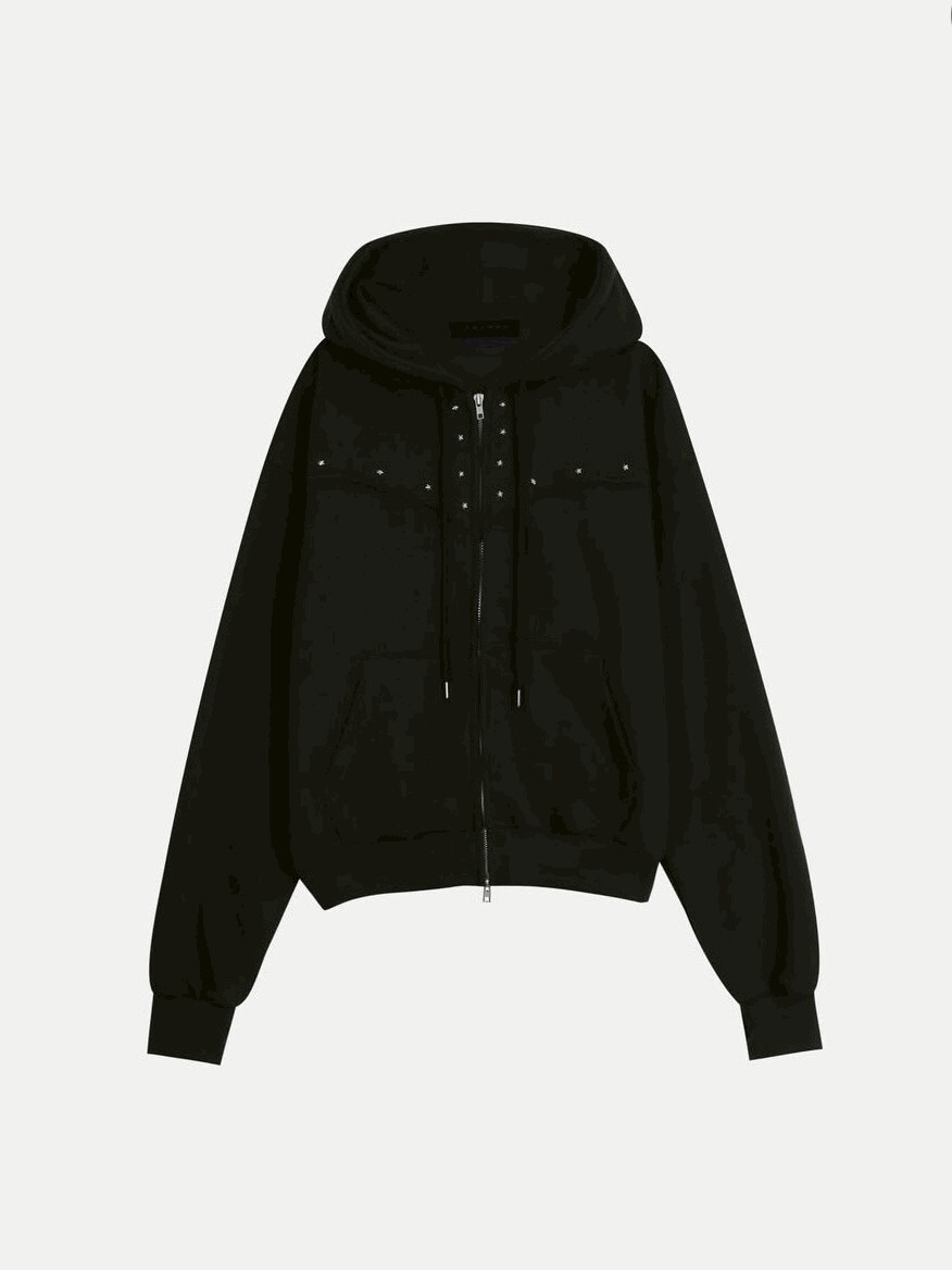 《K》星星鉚釘忍者袖連帽外套