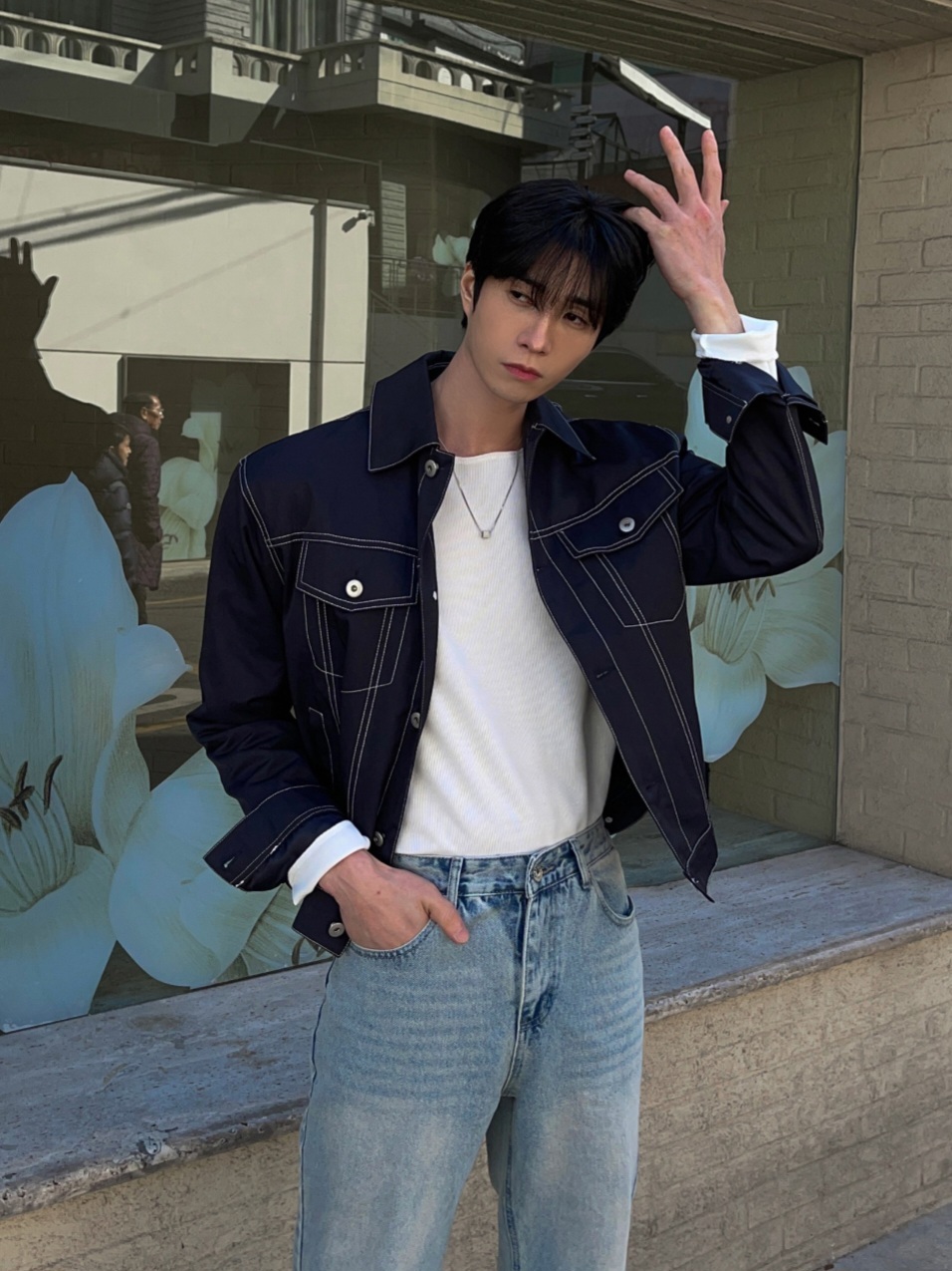 帕爾默縫線卡車司機夾克