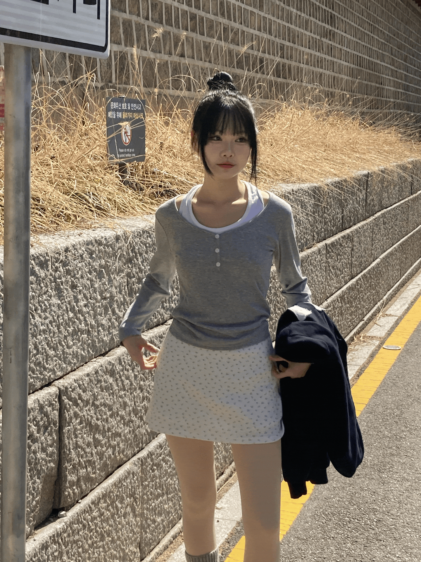 窩夫格碎花裙褲〈🇰🇷DAY 2〉