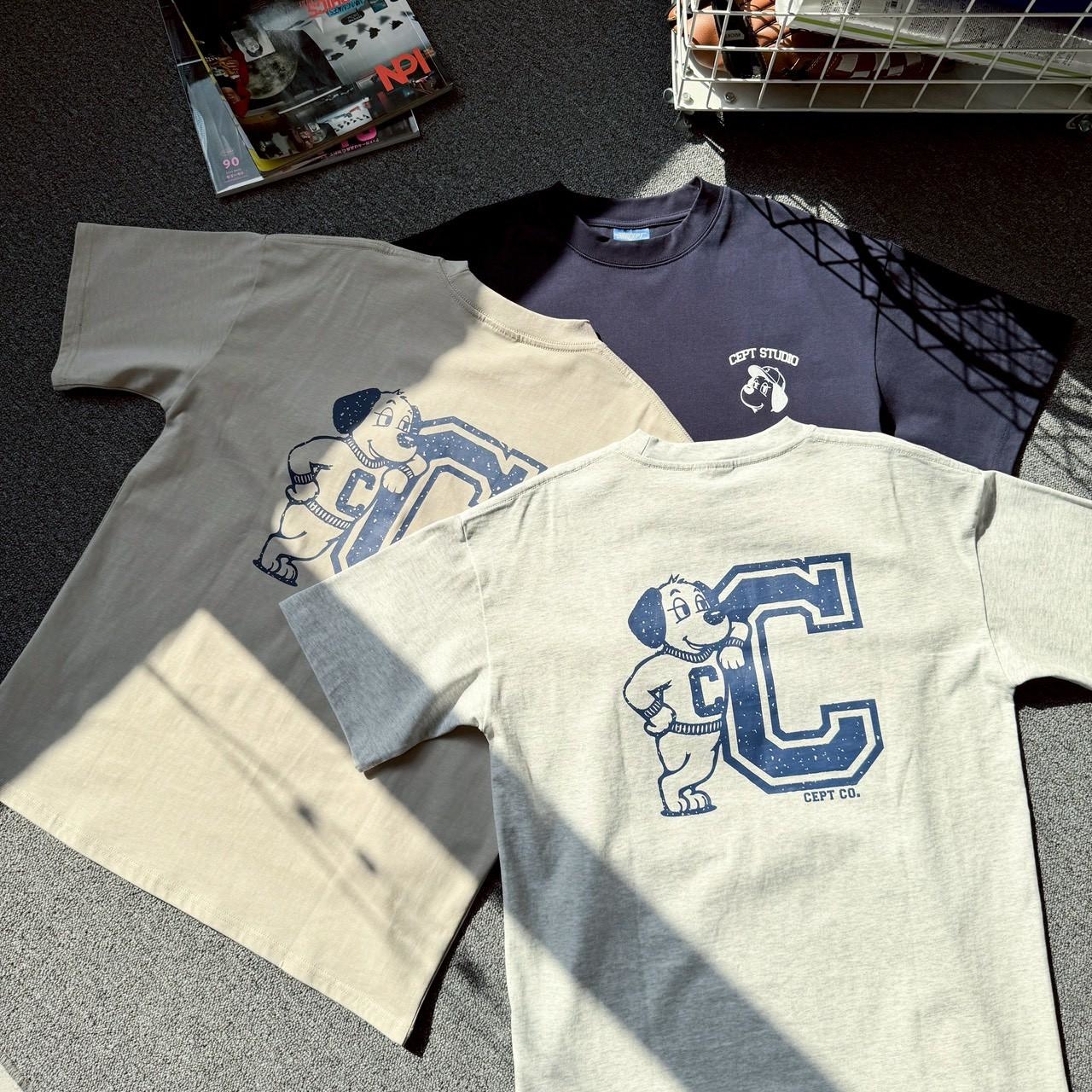 【涼感系列】狗狗字母C印花短T 81168