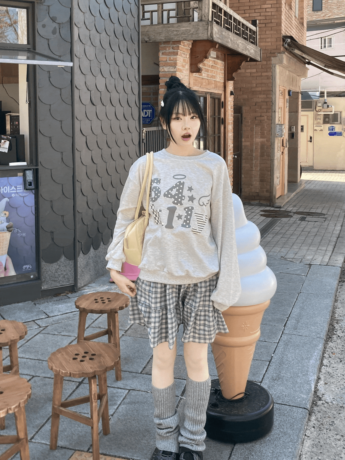 Wishcore波點星星薄衛衣〈🇰🇷DAY 2〉