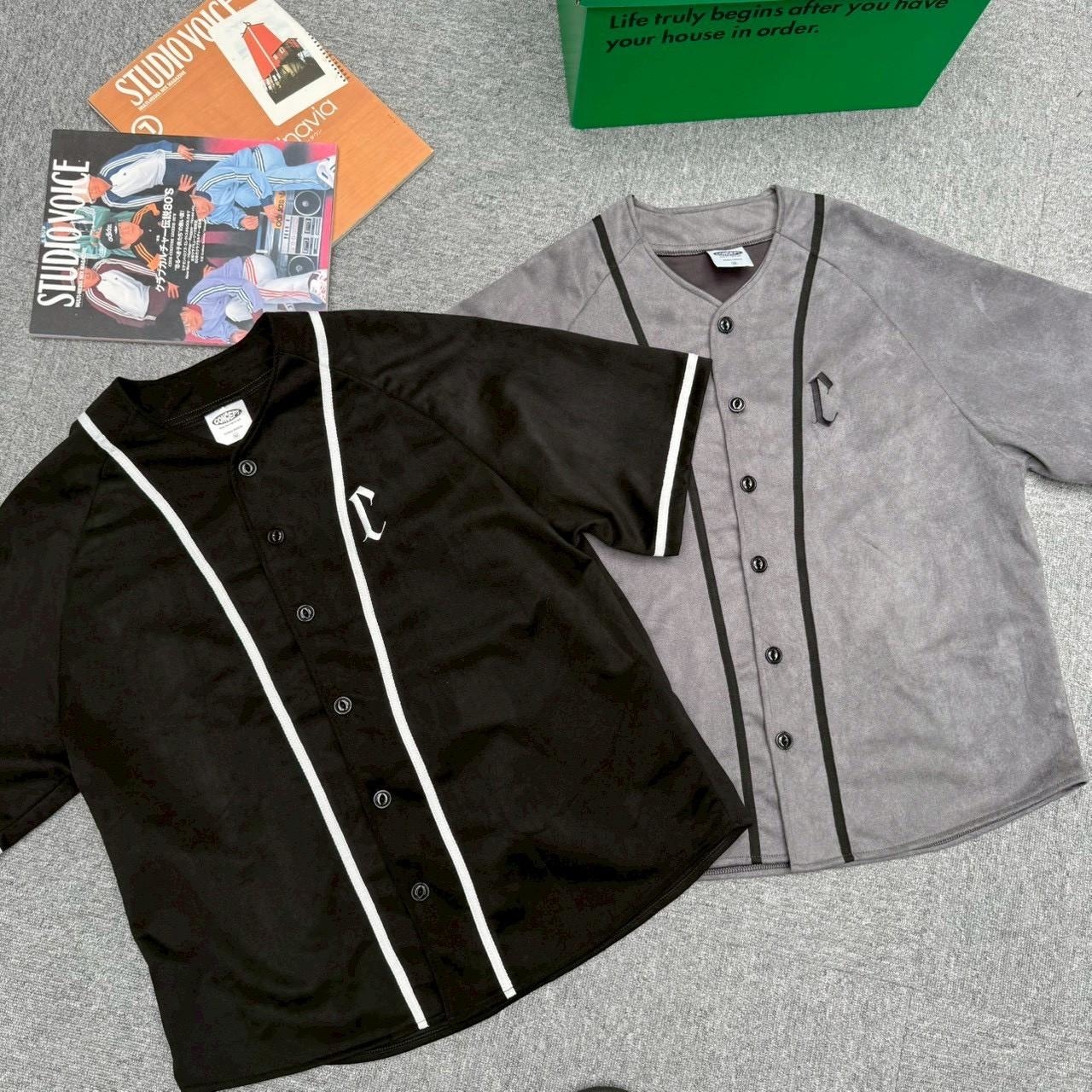 哥德C字開襟插肩短袖罩衫 18982