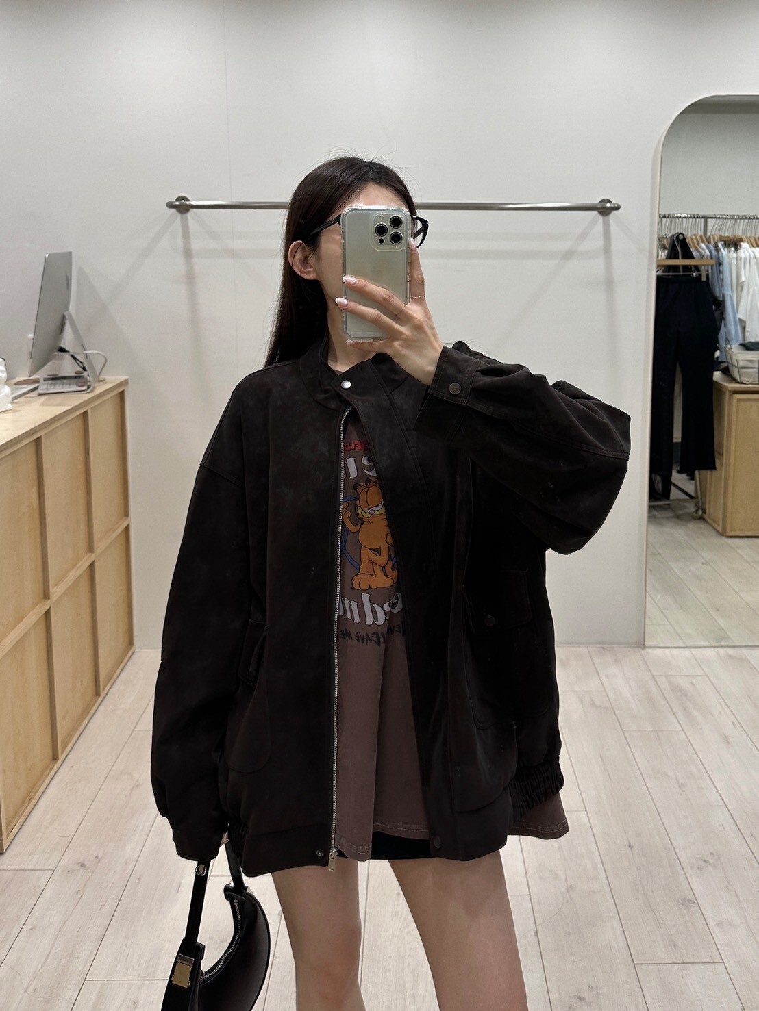 春天必收質感軟麂皮外套