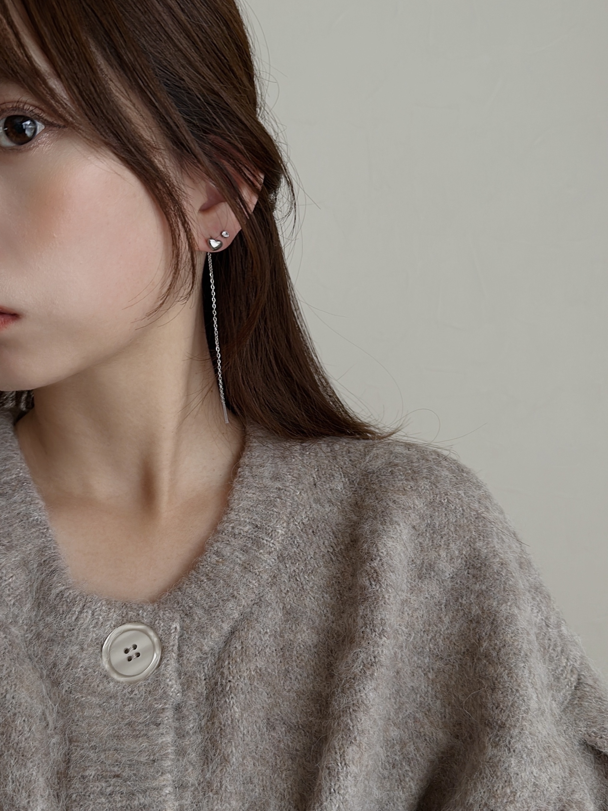 SS long heart pierce