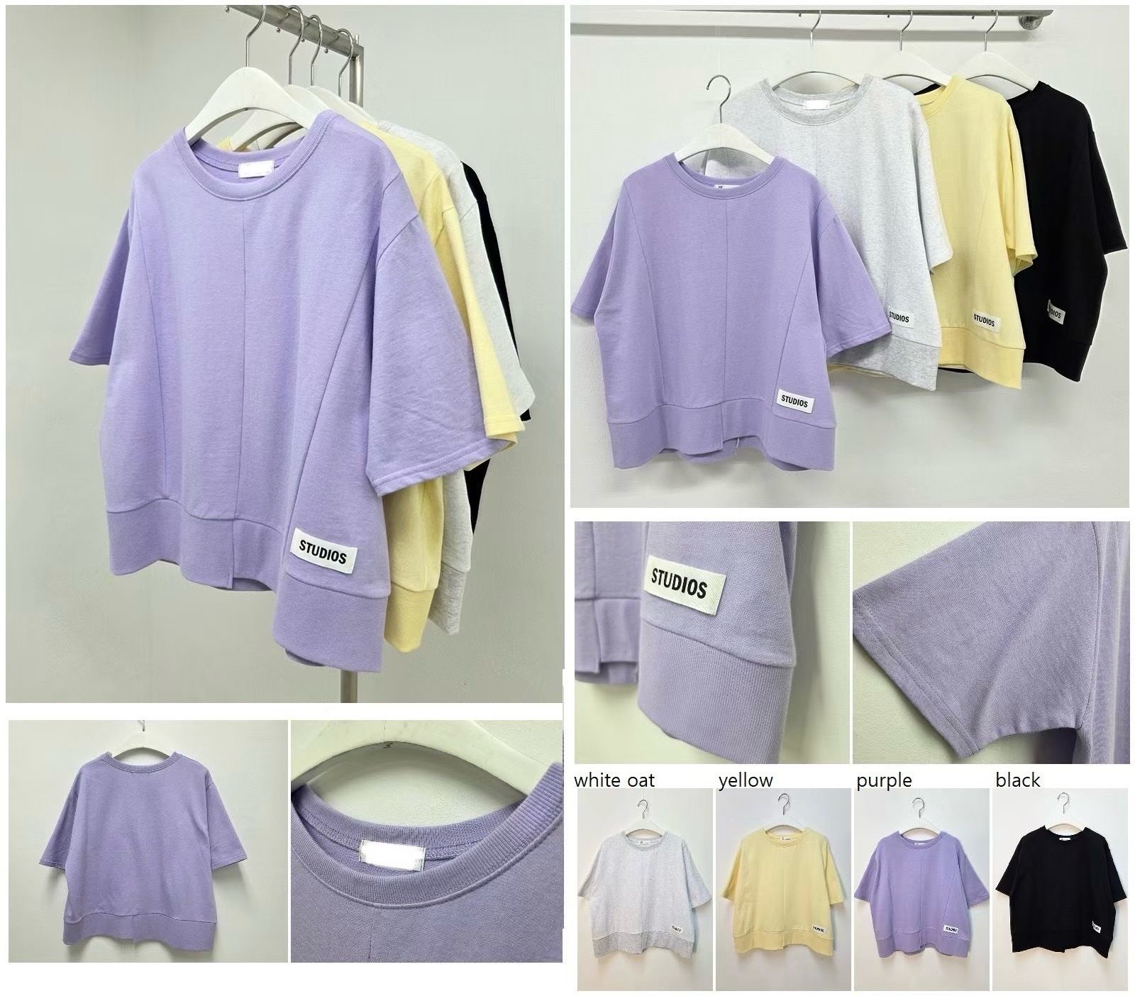 SF263195 薄珠地Tee*4色