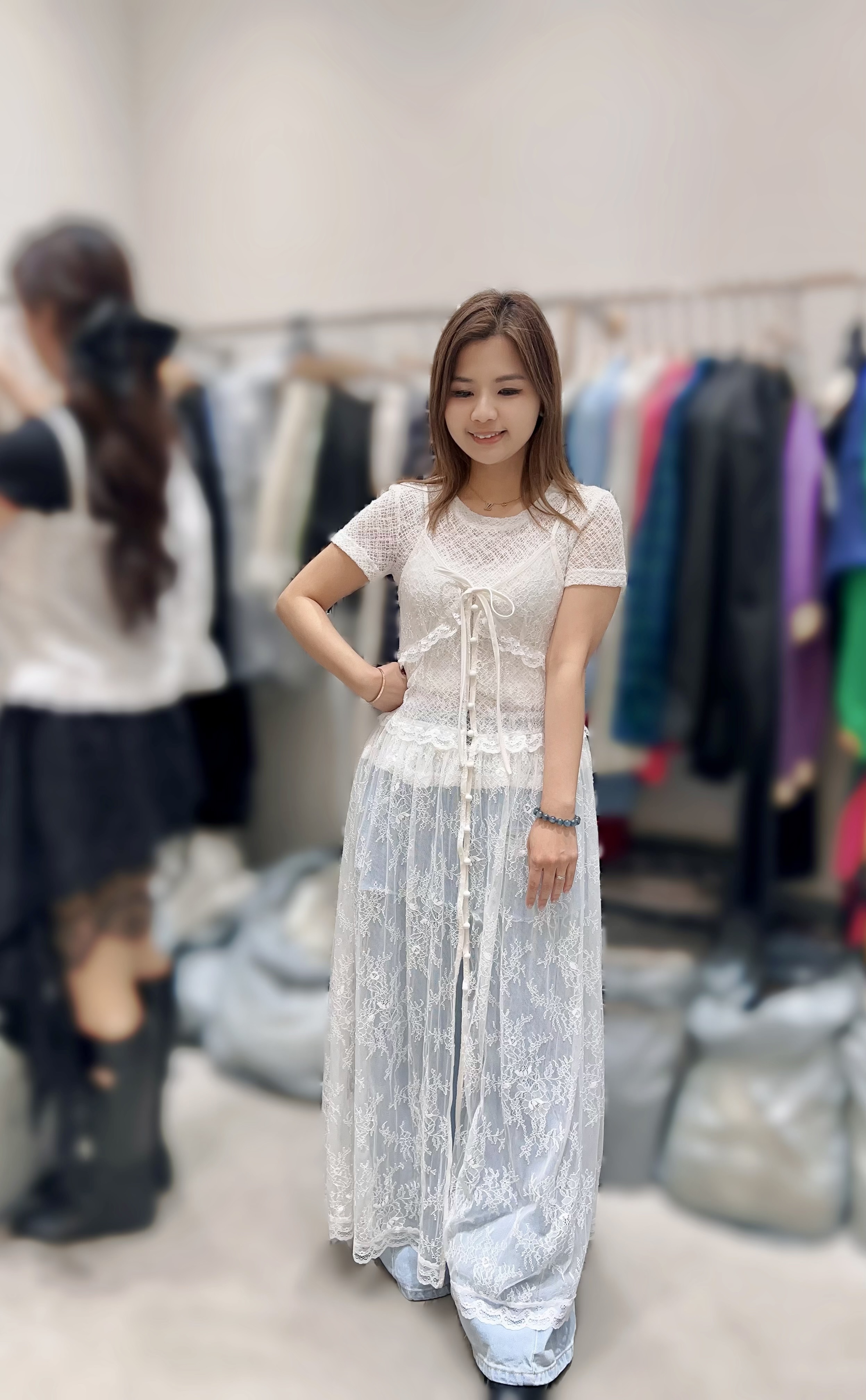 RL10  高質長身吊帶（不連打底）胸 38 腰32 hip 64 長50  $699 (一口價)