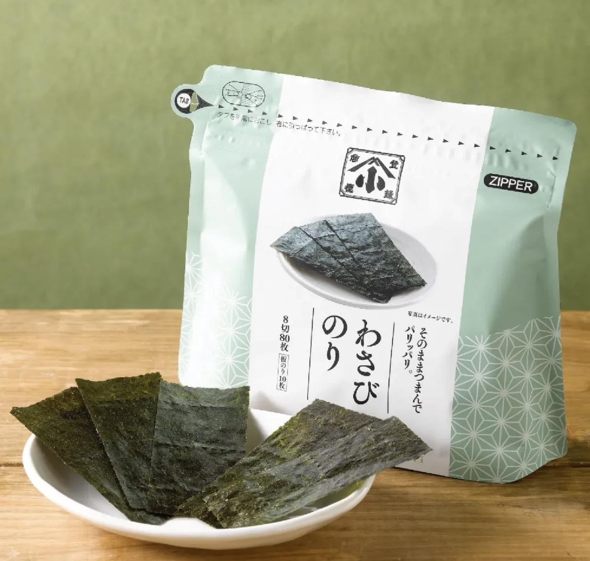 【多莉爆推薦】JP 初摘限定 福岡有明海產紫菜 芥辣風味 9043 TK260319