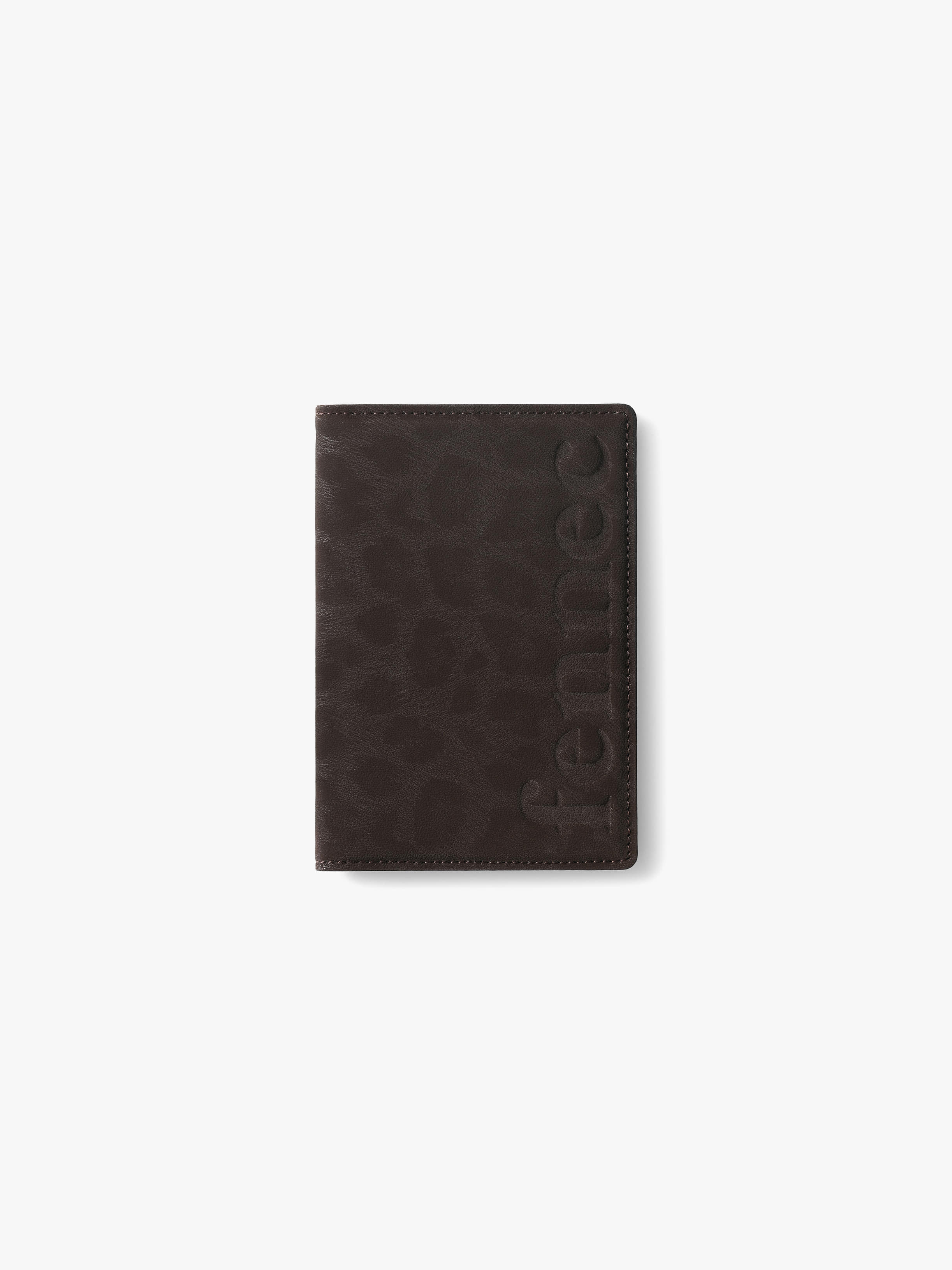 fennec - leo passport case (brown)