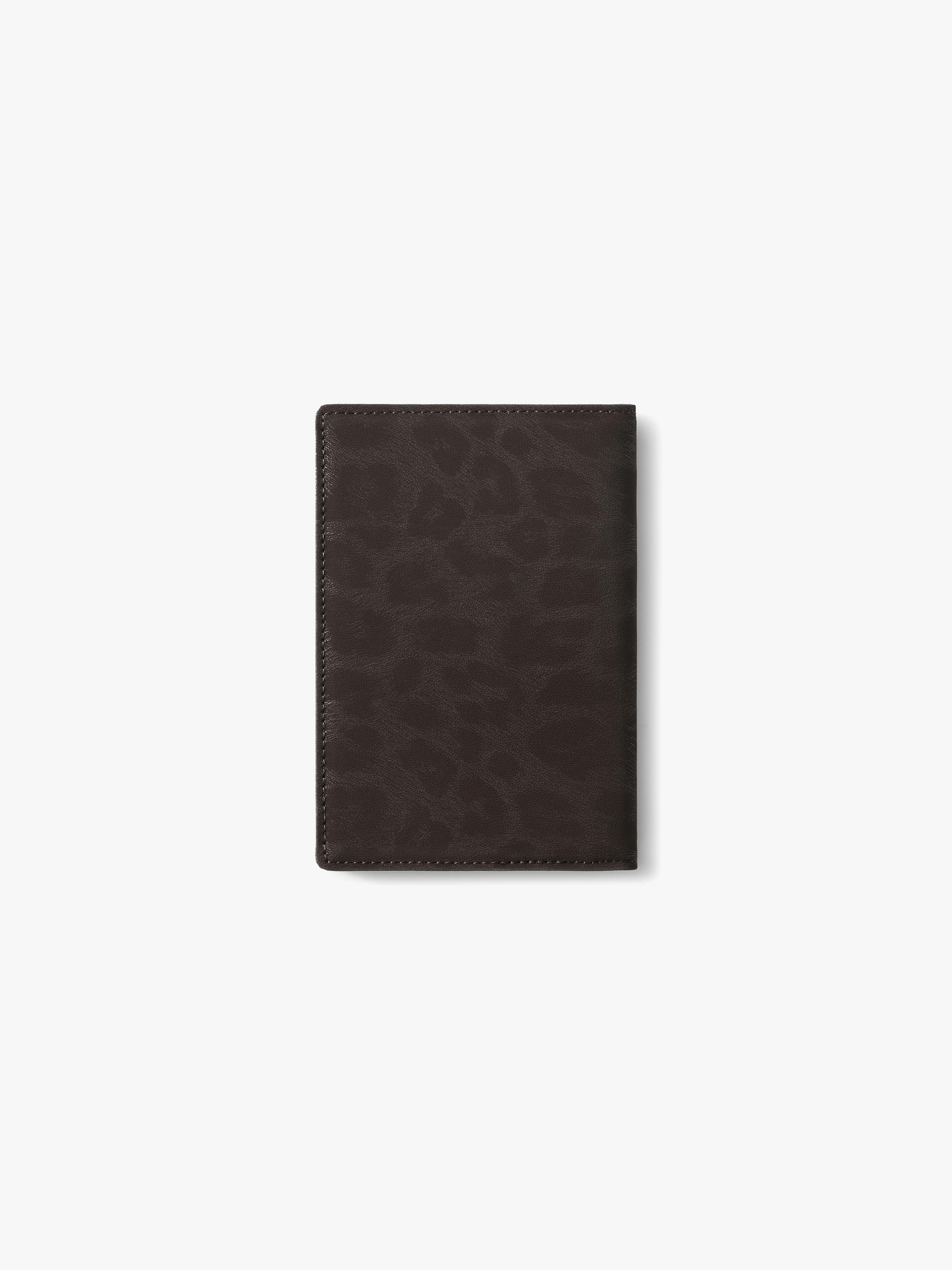 fennec - leo passport case (brown)
