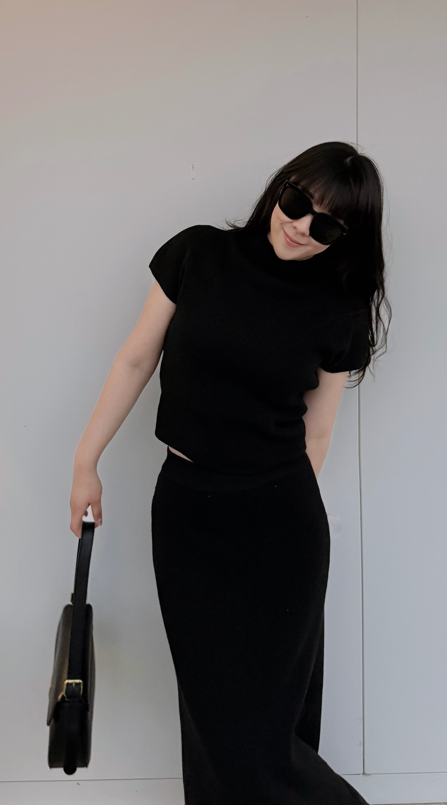 超級顯瘦 重磅針織套裝