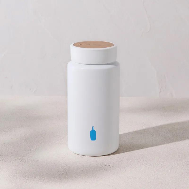 日本Blue Bottle Coffee × RIVERS MOK 木蓋不鏽鋼保溫瓶