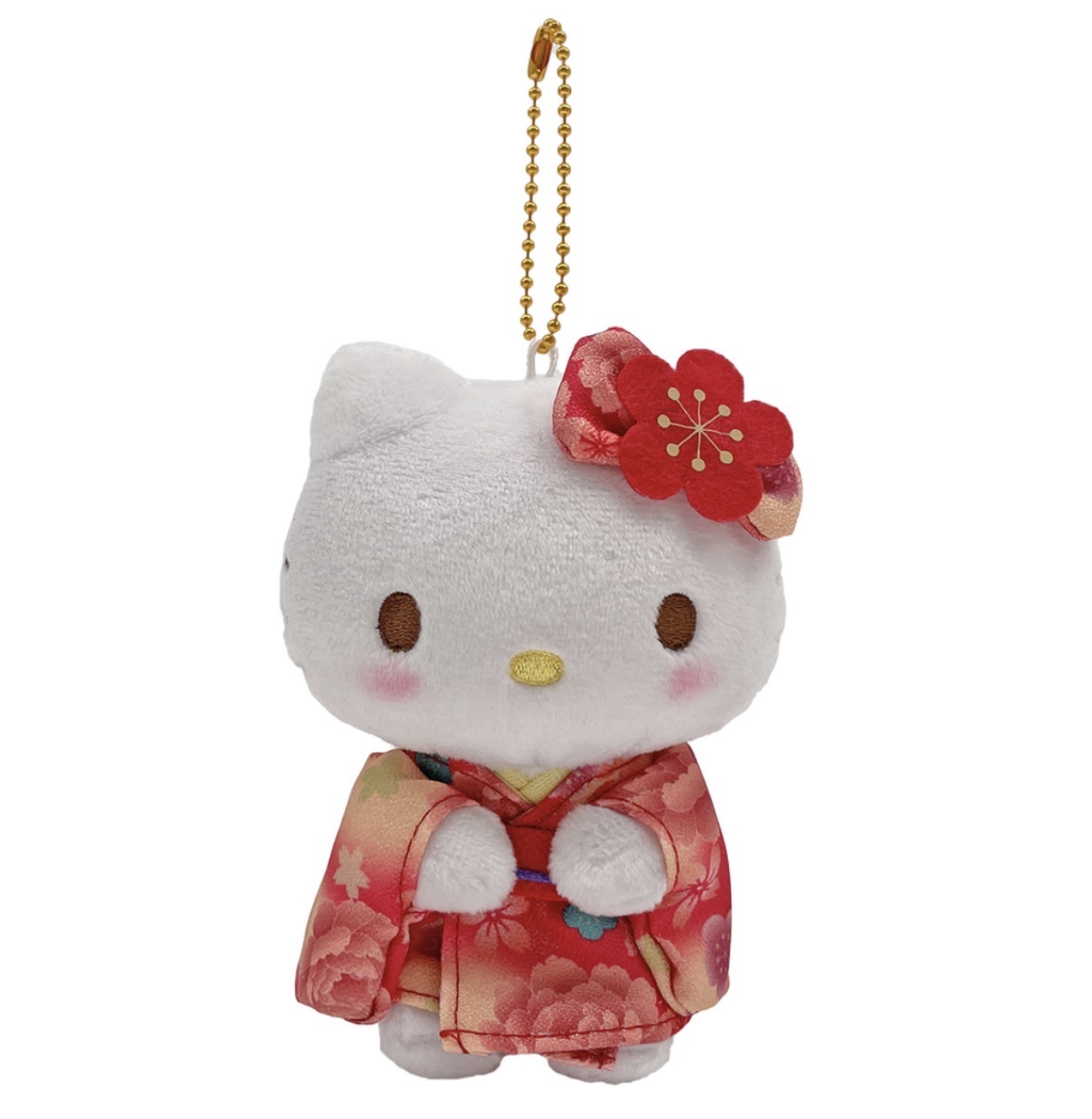 JP Hello Kitty 梅花和服公仔吊飾 2075 TK260319