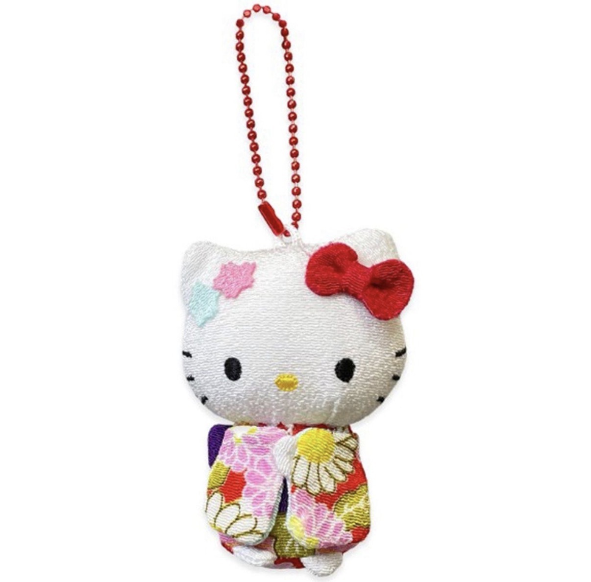 JP Hello Kitty 和布料和服公仔吊飾 6136 TK260319
