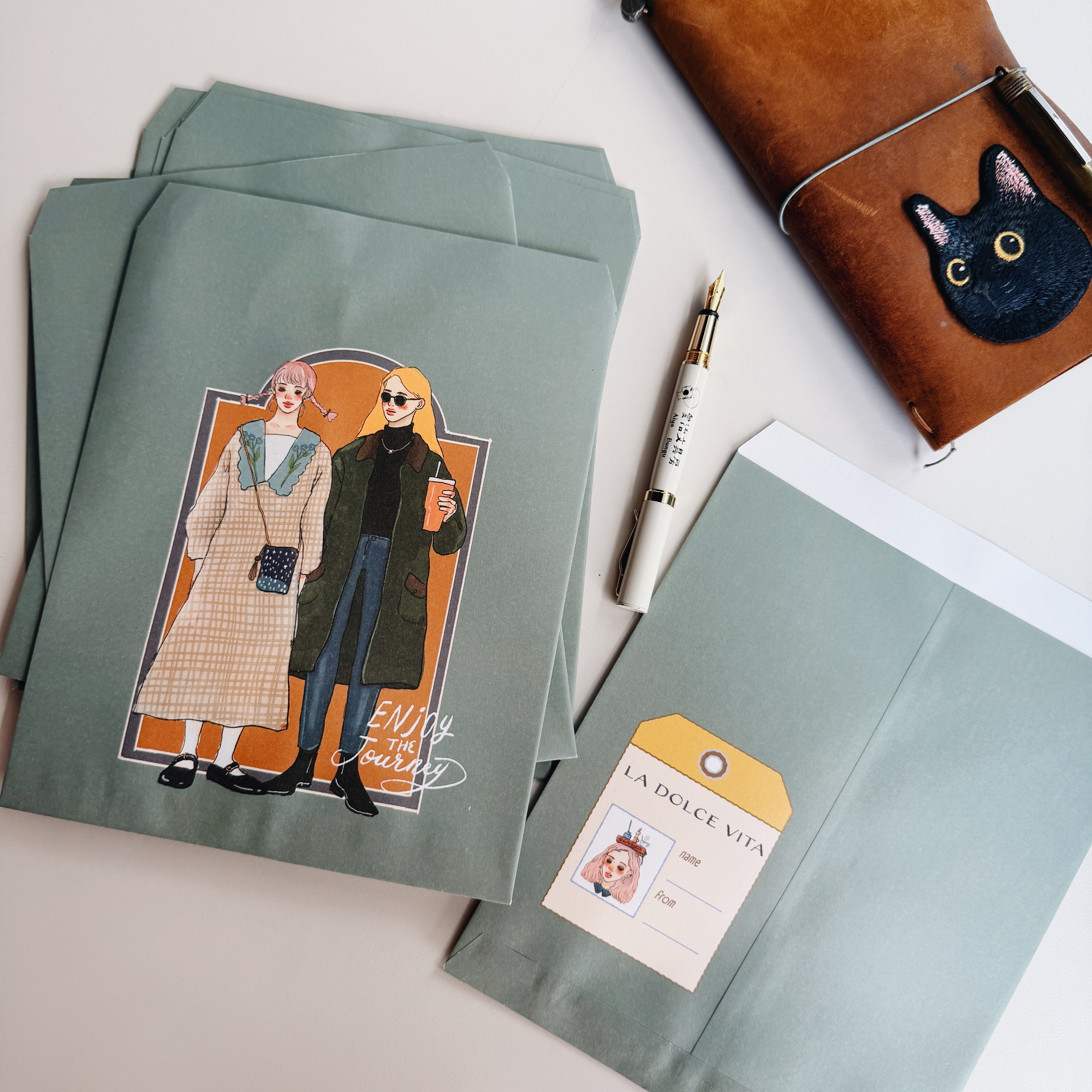 甜蜜旅伴 甜蜜信封袋 愛治文具房 包裝信封袋