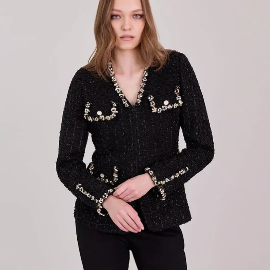 1AF0323-020 [ANNE FONTAINE] Michela Jacket Black #H24F42203 (EU)