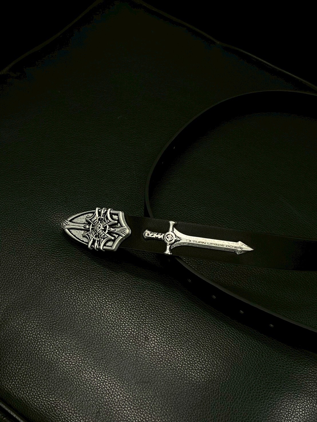 (GOAL) 經典藤蔓十字架皮帶