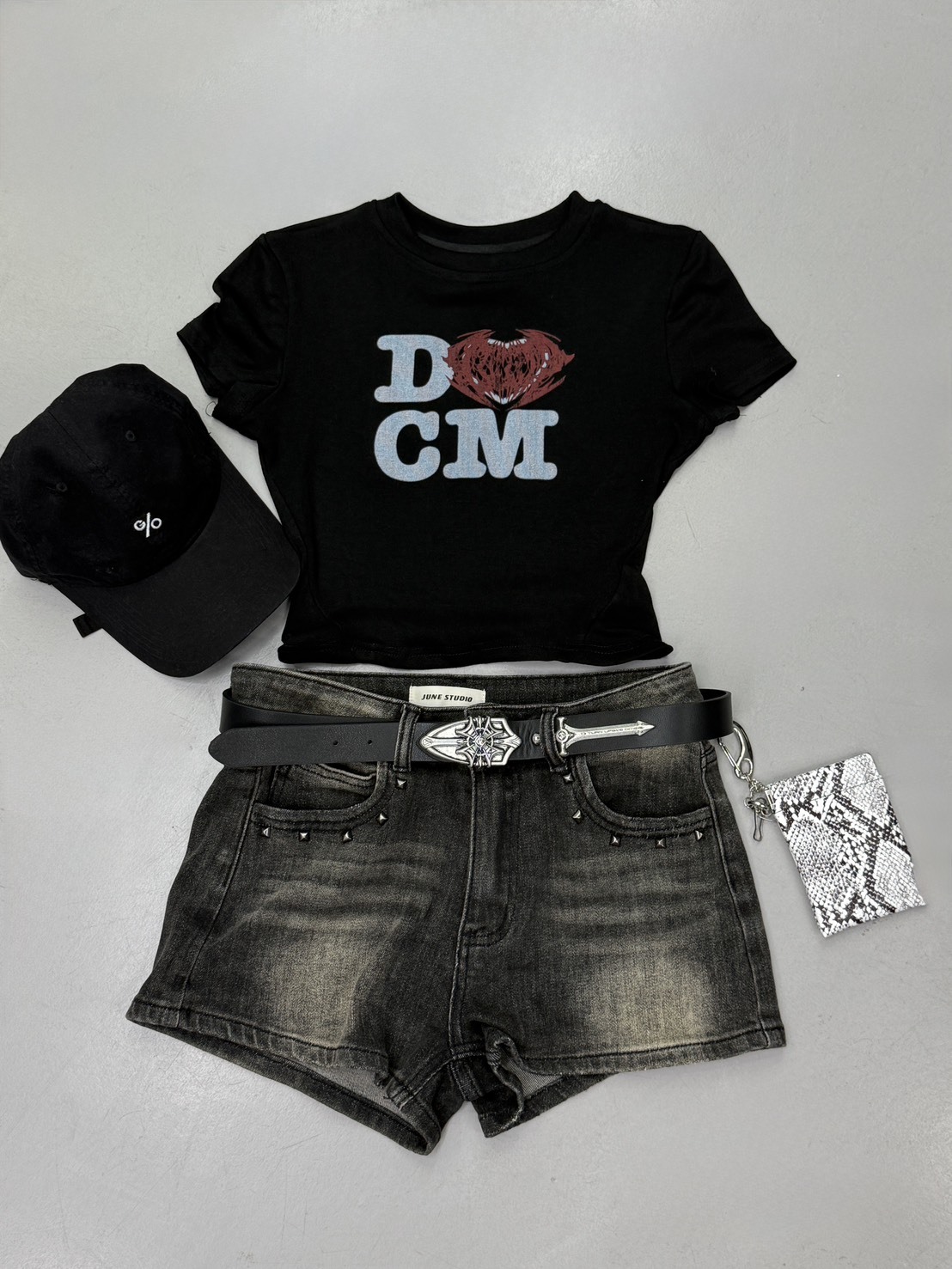 (GOAL) 經典藤蔓十字架皮帶