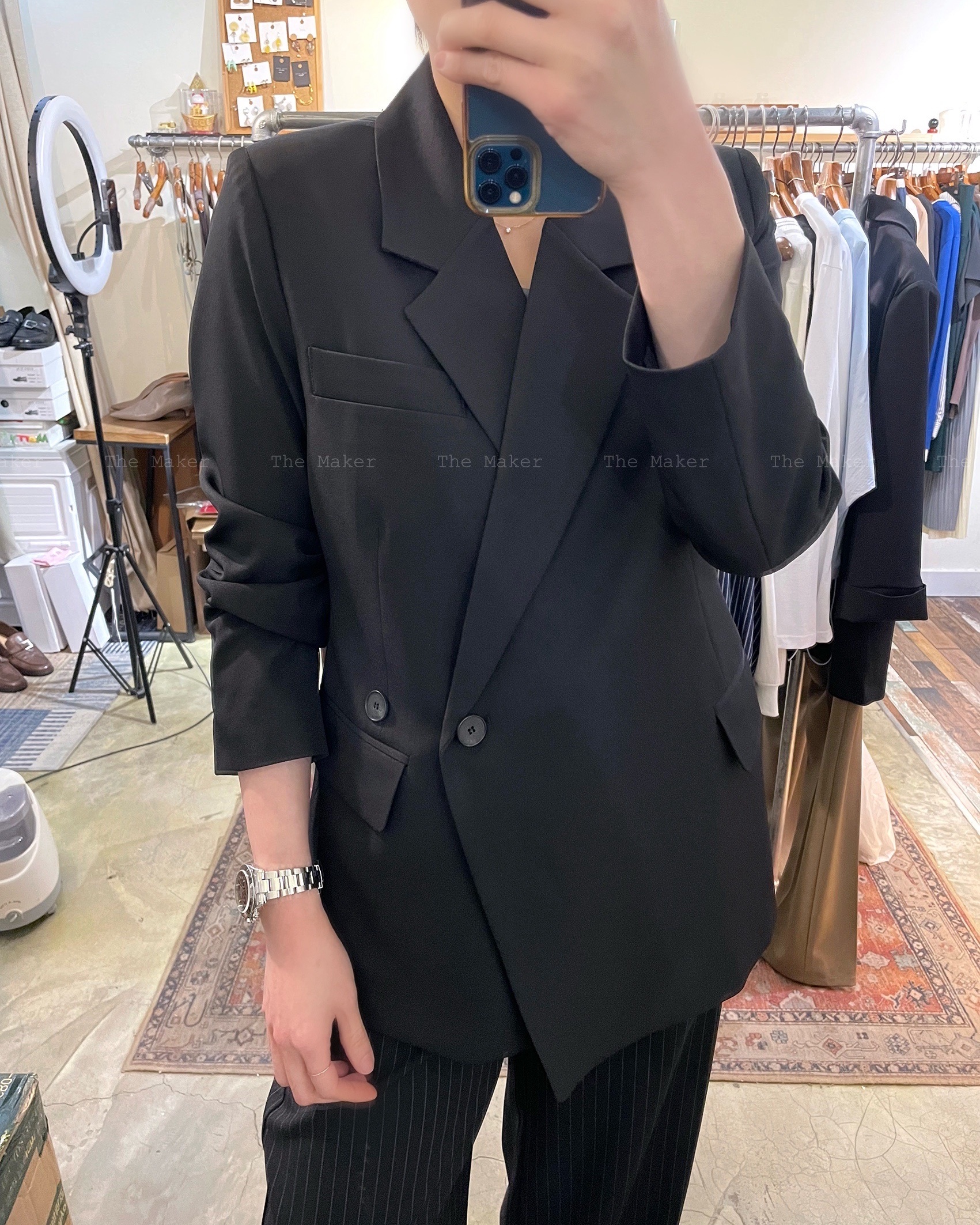 🍸 變奏版劍領孖襟西裝褸 🥂