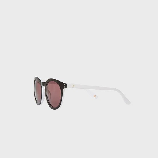 1AF0323-022 [ANNE FONTAINE] Vood Sunglasses Black/White #P16A50300 (EU)