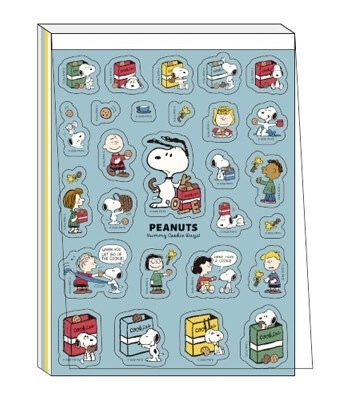 JP Snoopy A6 4P Memo 連貼紙 8270 8287 TK260319