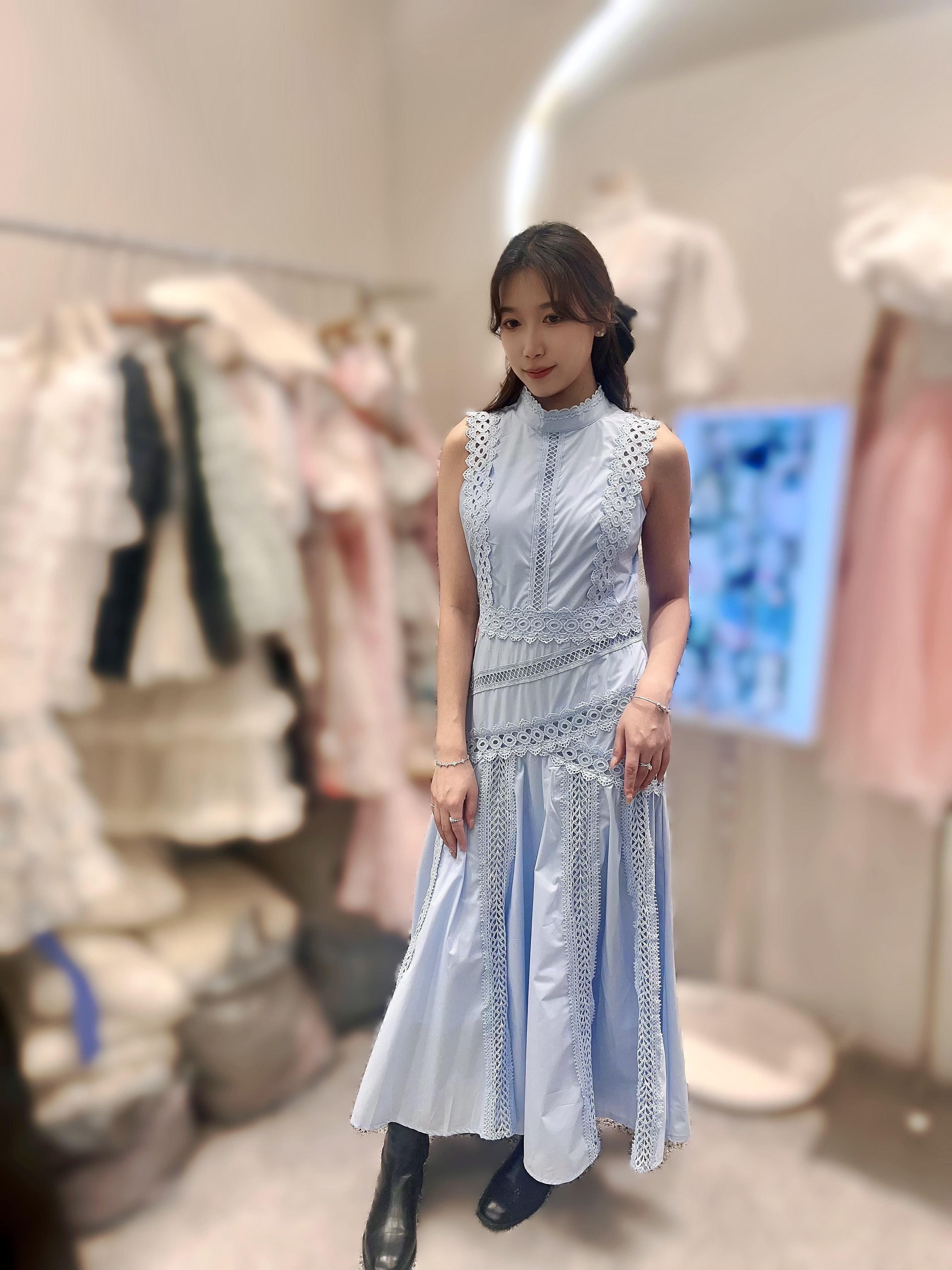 AW30  長身連身裙 S胸36 腰30 HIP38   /    M胸38 腰32 HIP40 長50 $759 (一口價)