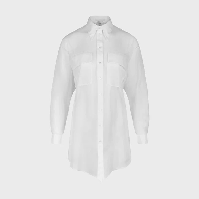 1AF0323-024 [ANNE FONTAINE] Brasilia Shirt White #P20F28001 (EU)