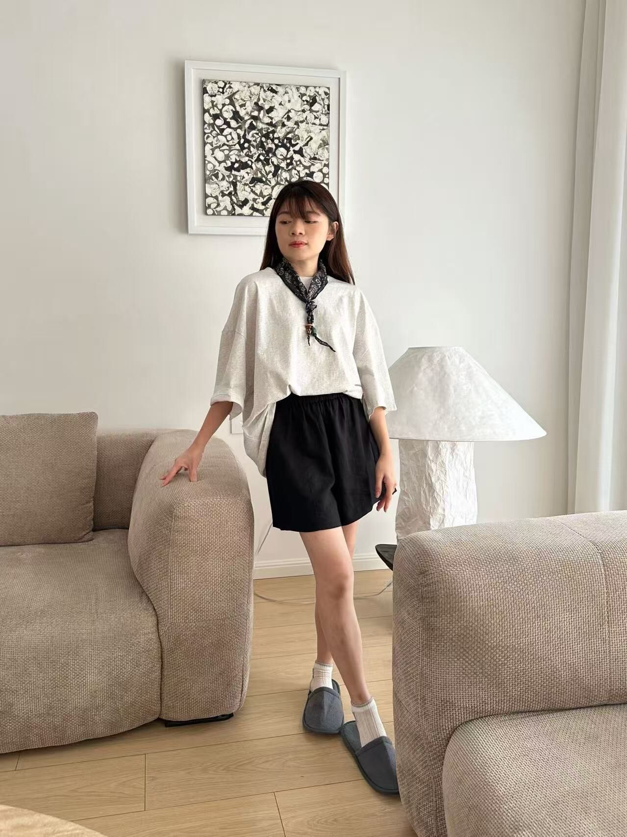 Kelyn Relaxed Tee Grey-2649TSGRY