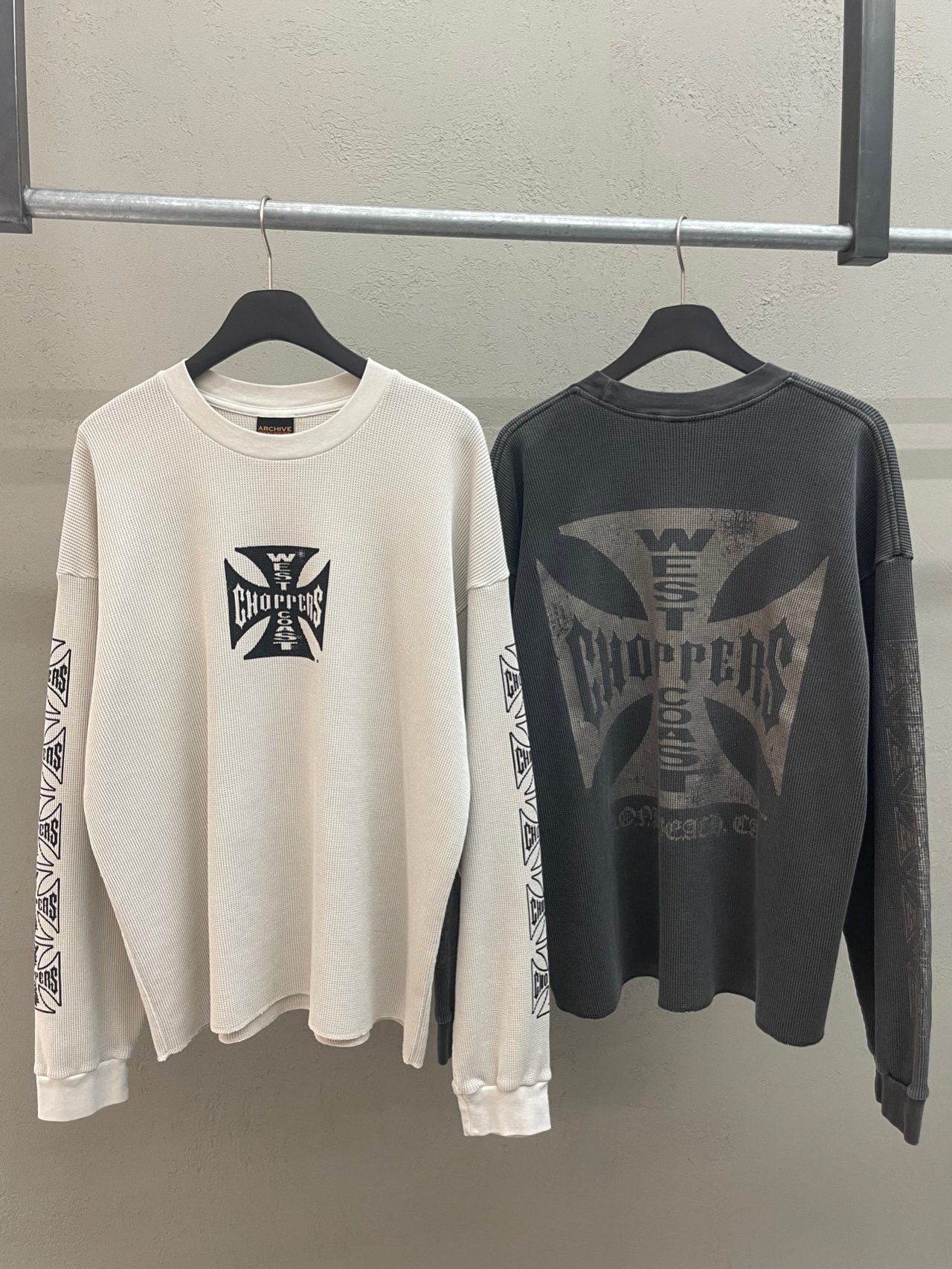 英文字圖案長袖衫 ARCHIVE-425T