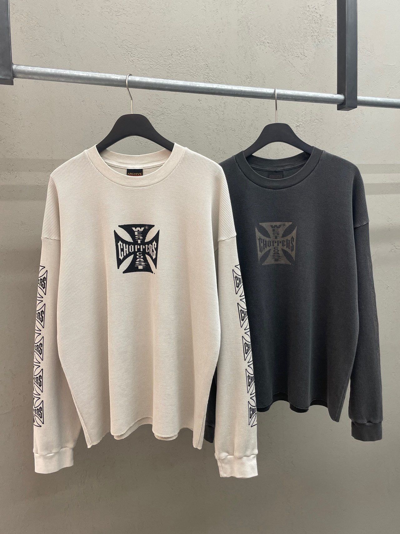 英文字圖案長袖衫 ARCHIVE-425T