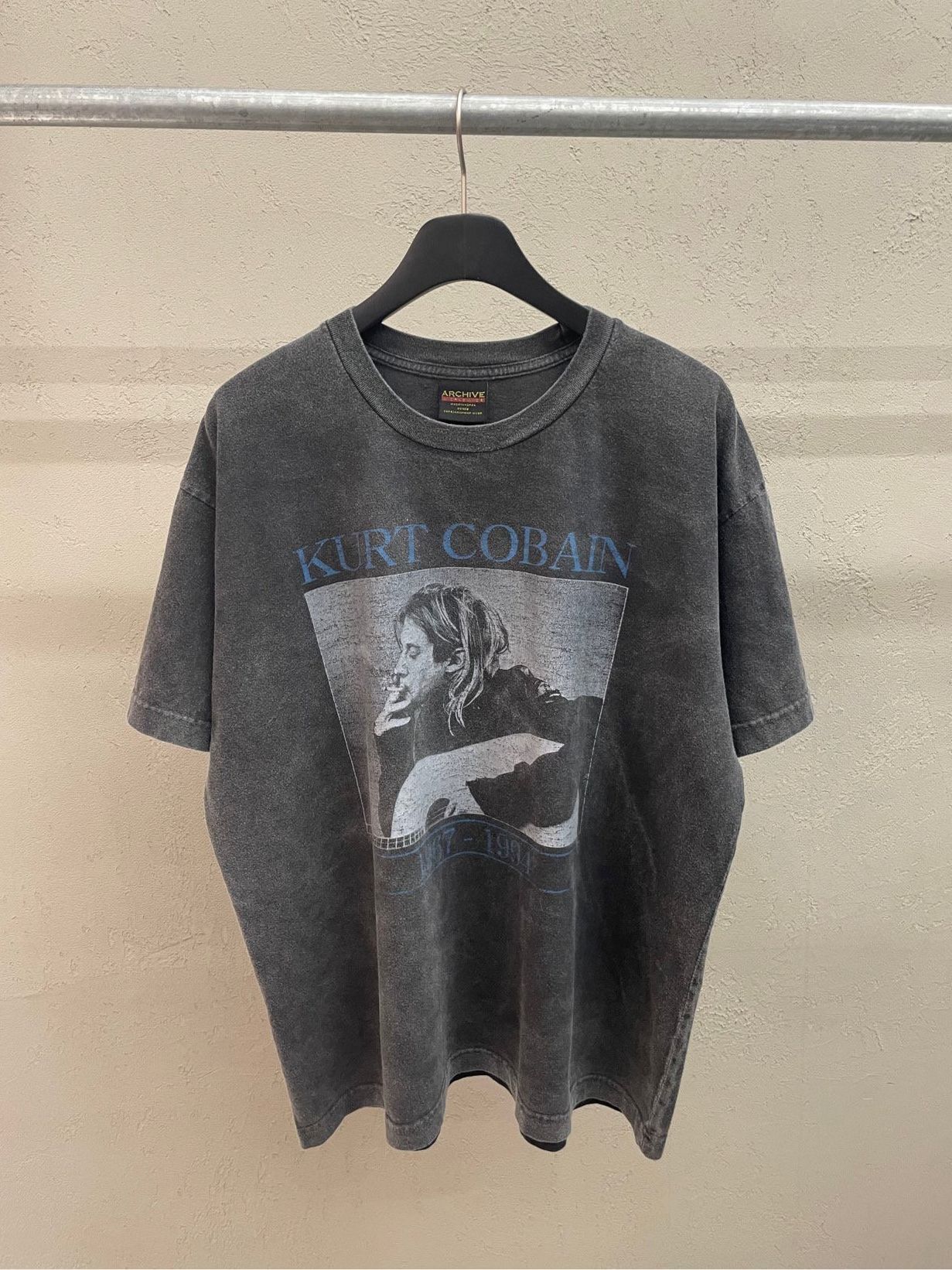 洗水英文字圖案短袖Tee ARCHIVE-427T