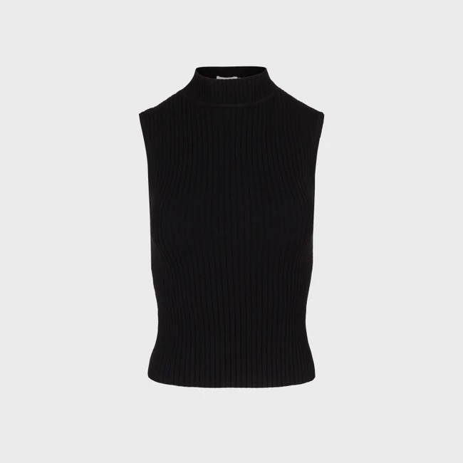 1AF0323-027 [ANNE FONTAINE] Solo Top Black #H21F07303 (EU)