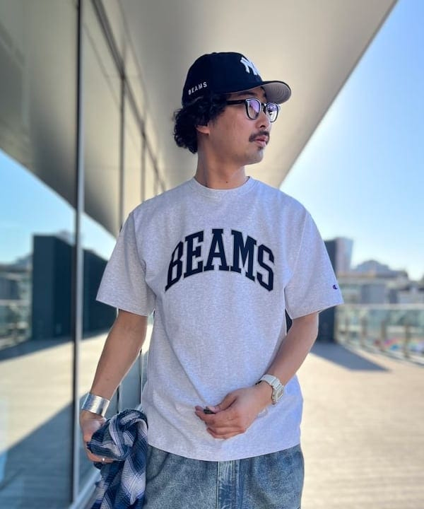 日本限定｜BEAMS × Champion 別注 Logo Tee