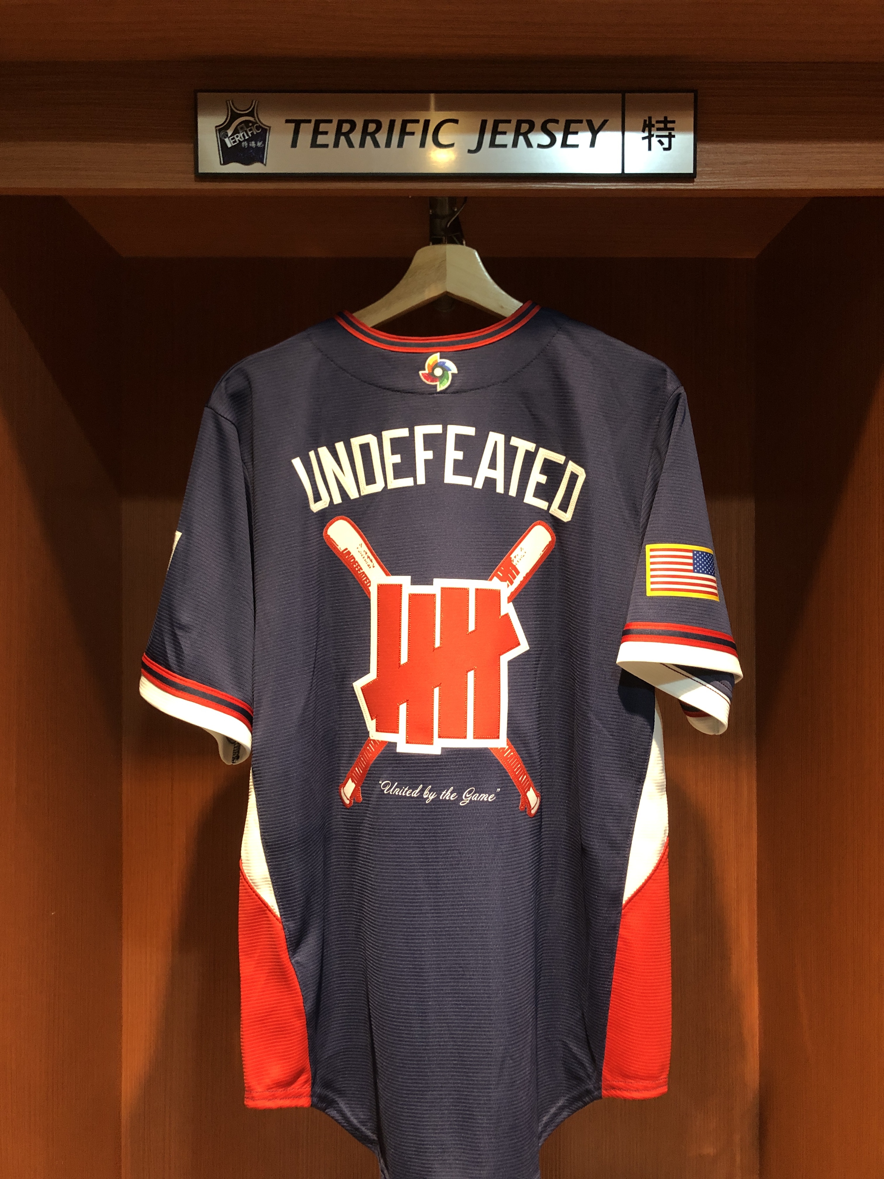 MLB球衣 聯名球衣 美國隊深藍 WBC 世界棒球經典賽 Team USA Nike X Undefeated Stadium Jersey 球迷版 熱轉印 全新