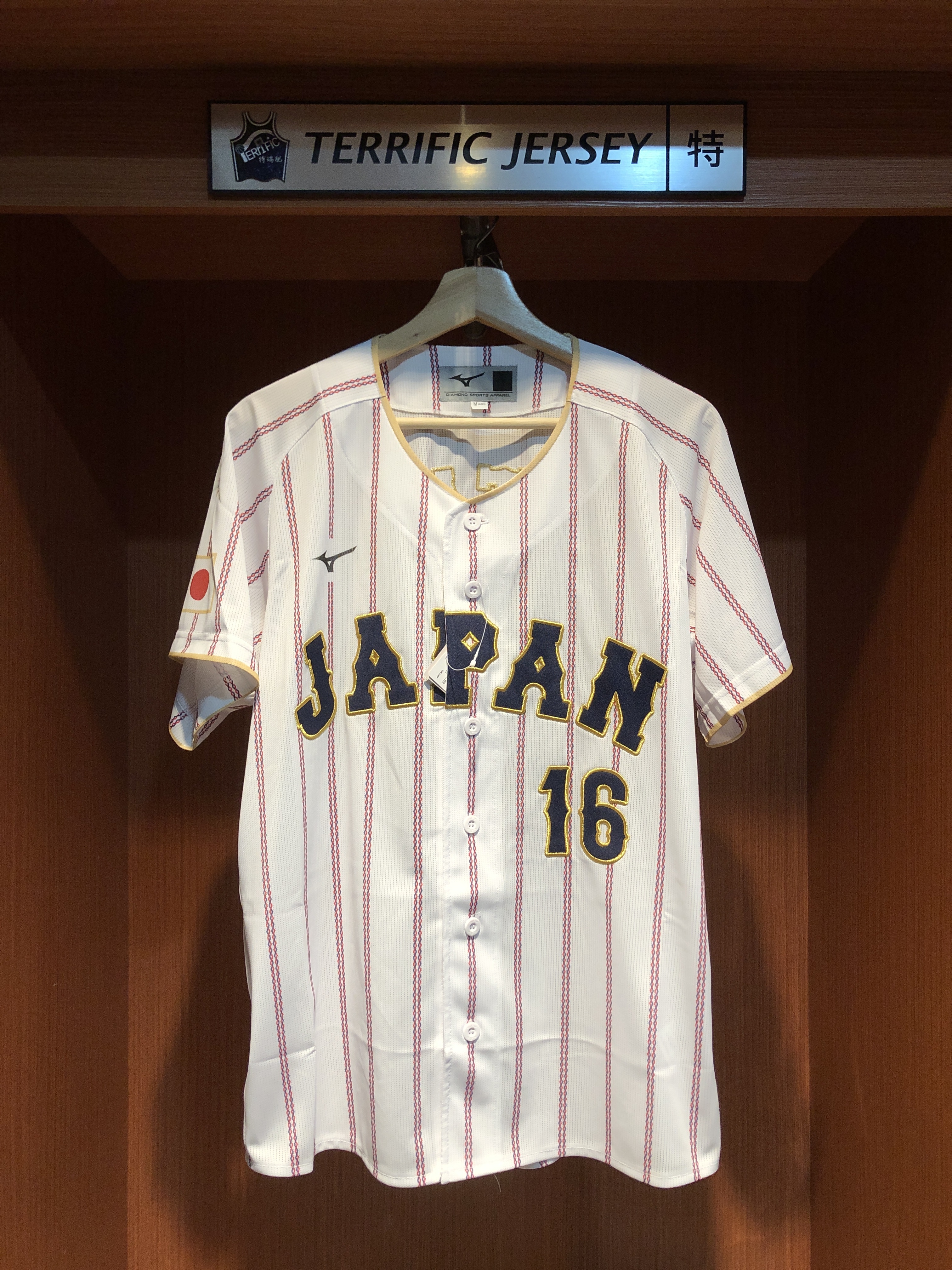 MLB球衣 Shohei Ohtani 日本武士 白條紋 WBC 世界棒球經典賽 Team Japan Mizuno Jersey 球迷版 電繡 全新