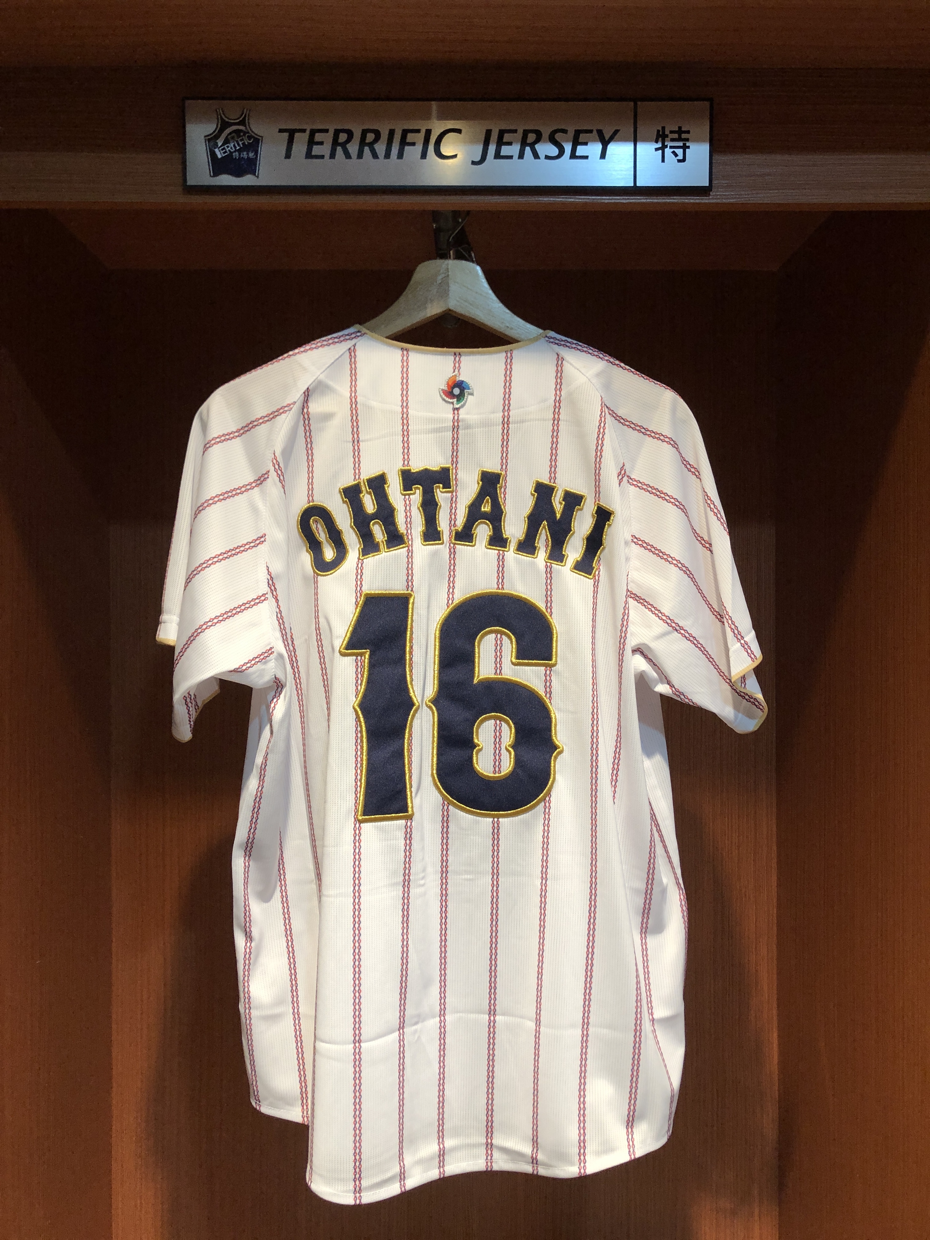 MLB球衣 Shohei Ohtani 日本武士 白條紋 WBC 世界棒球經典賽 Team Japan Mizuno Jersey 球迷版 電繡 全新