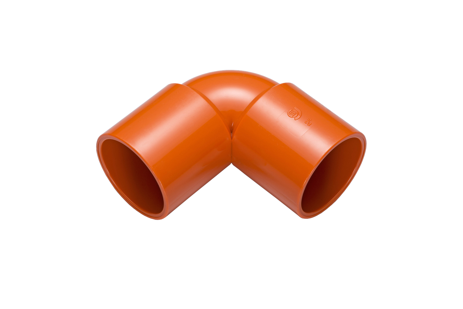 PVC90度彎頭-桔厚