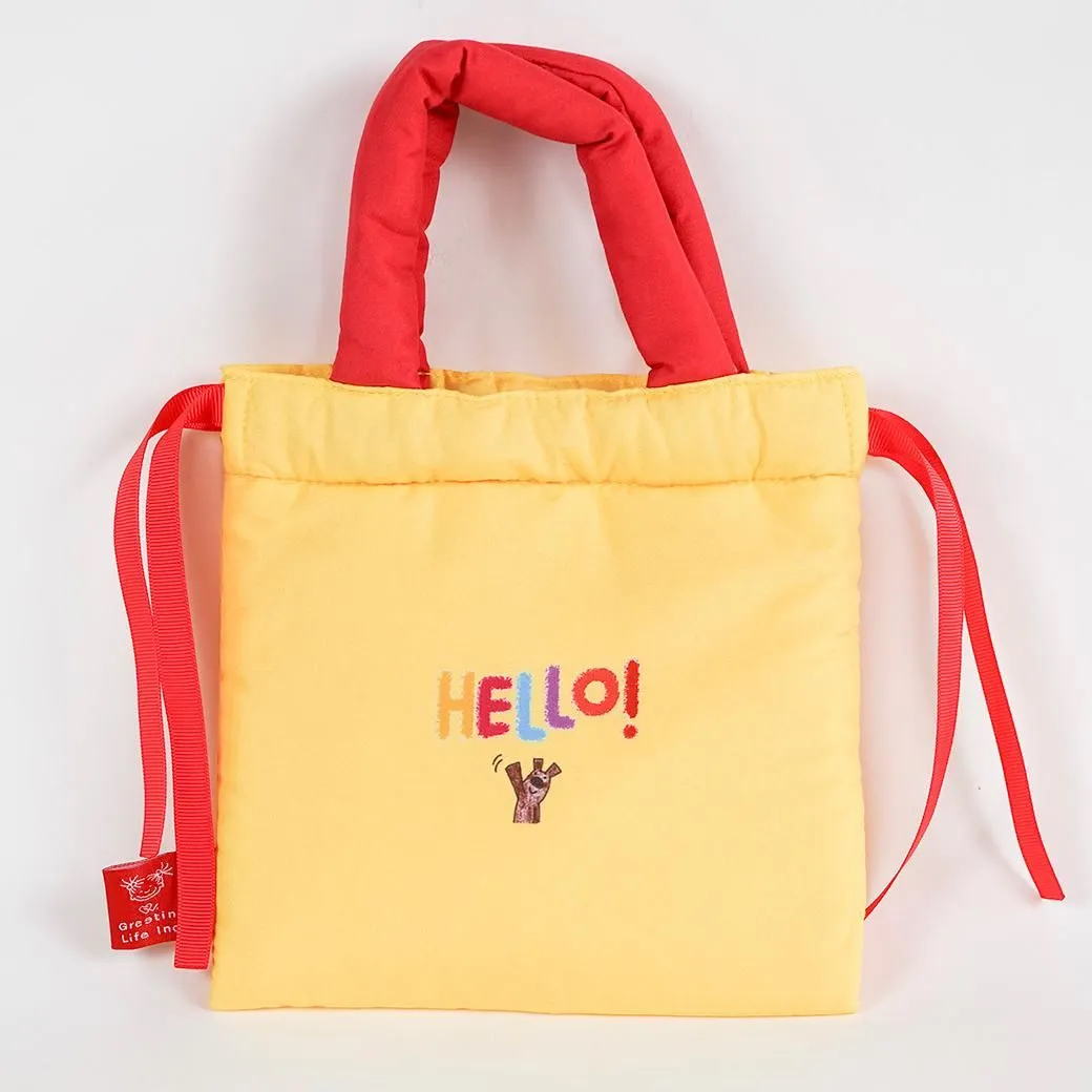 COCO醬 束口小提袋 澎澎的｜日本Greeting Life