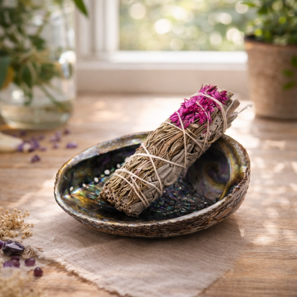 🌿 迷迭香 + 白鼠尾草