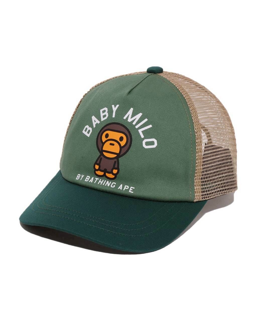 【BAPE兒童配件】0320 發售 BABY MILO®︎ PANEL MESH CAP