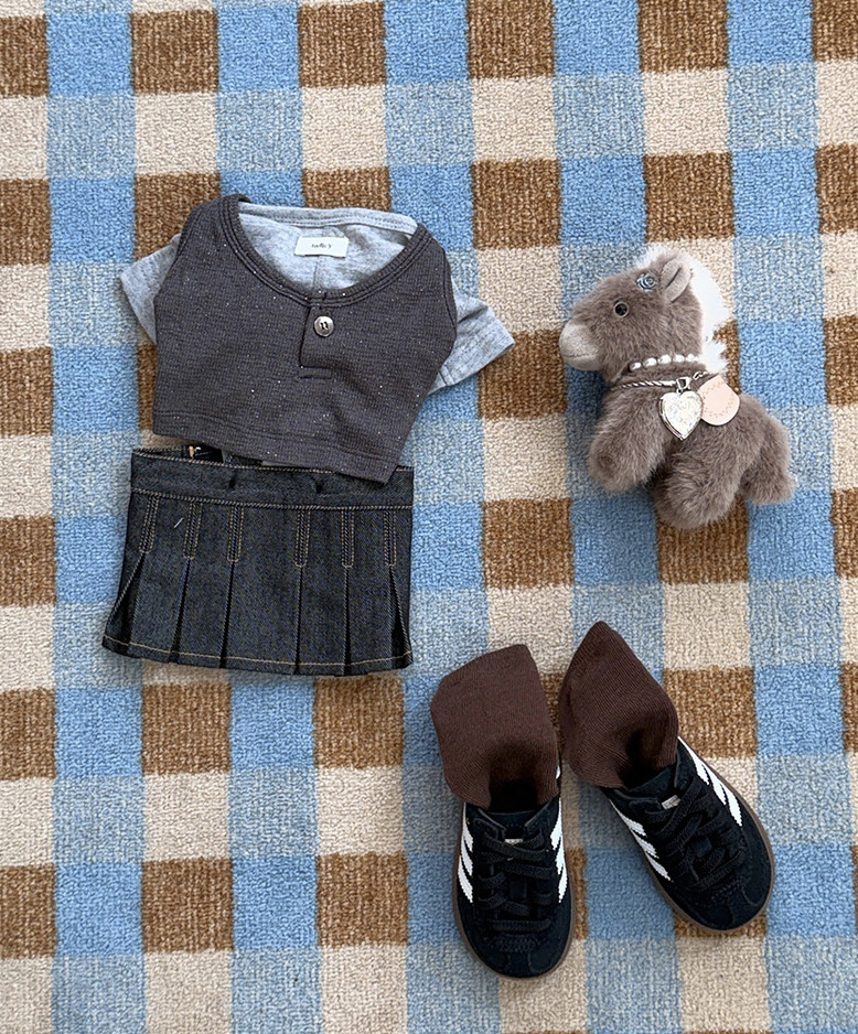 閃亮無袖背心 (灰)