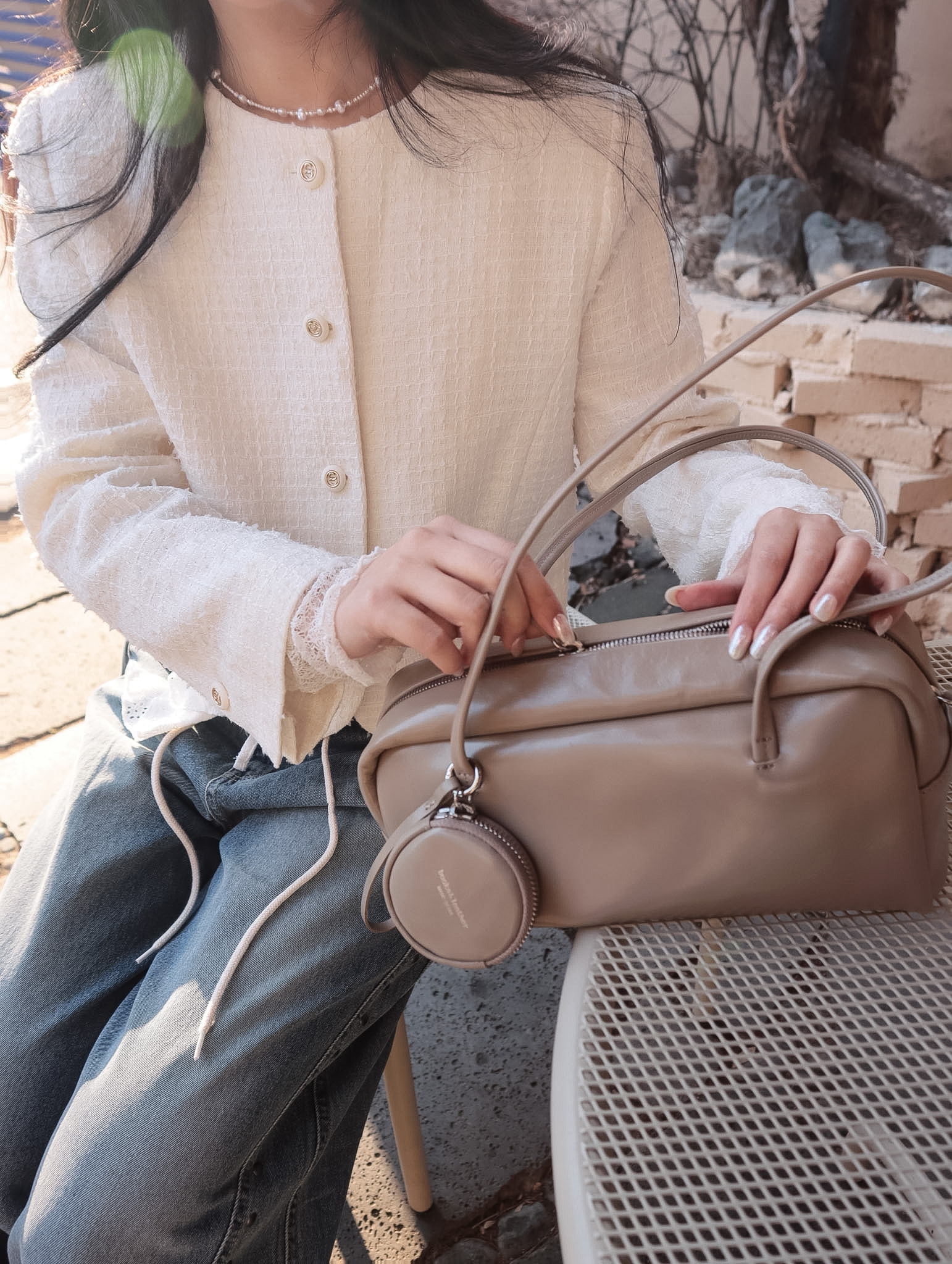 26B117 奢華與日常的完美平衡 布料極美小香編織西裝外套