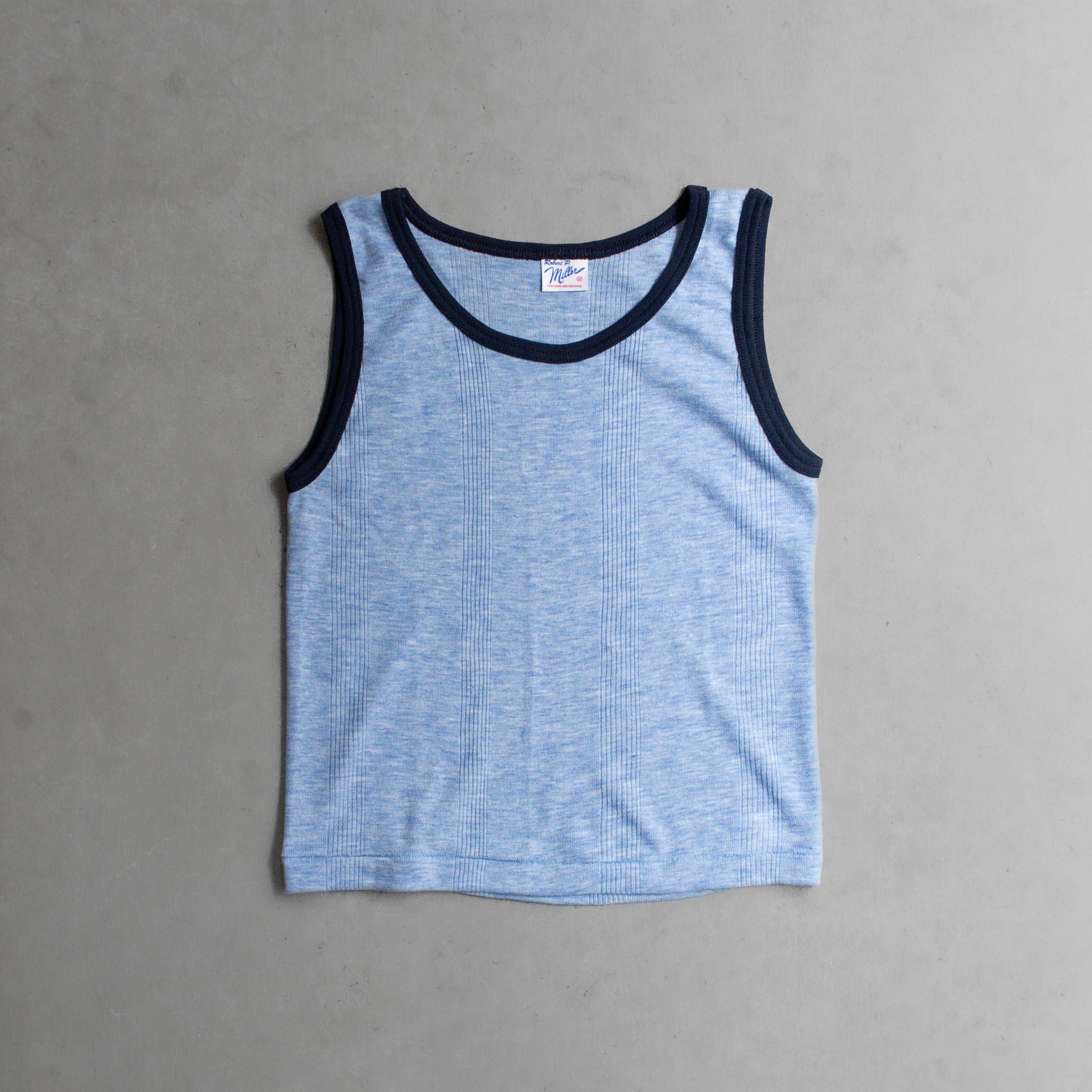 ROBERT P MILLER NO81 CREW NECK TANKTOP 美國製 滾邊 圓領 背心