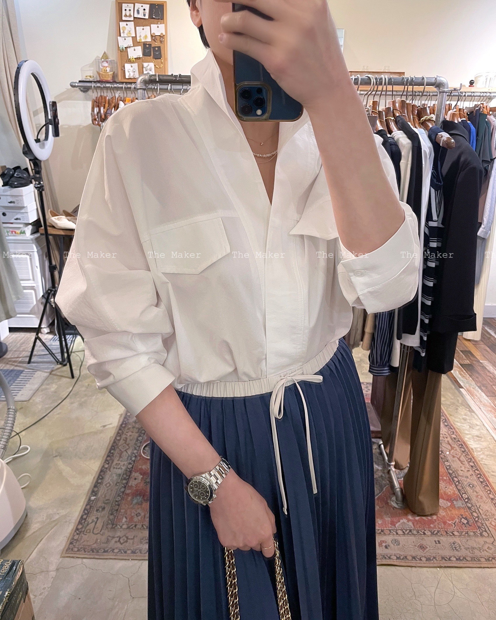 👘 幹練感立體恤衫 👘