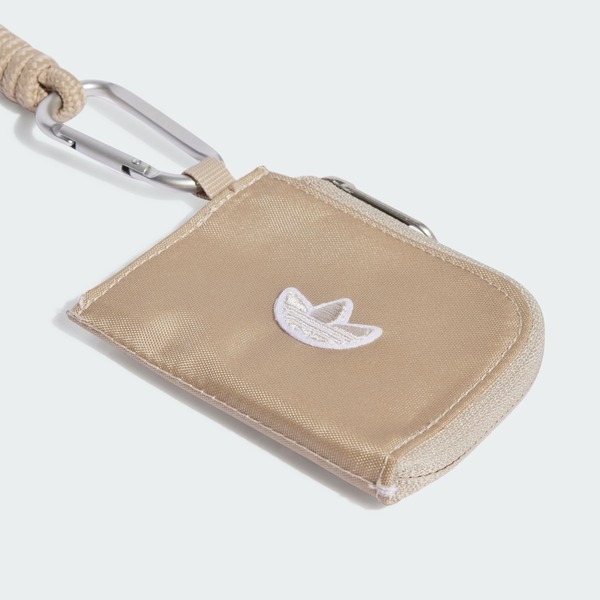 Adidas 愛迪達 Pe Lanyard IS4601 零錢包 卡其 掛繩夾層小包 票卡