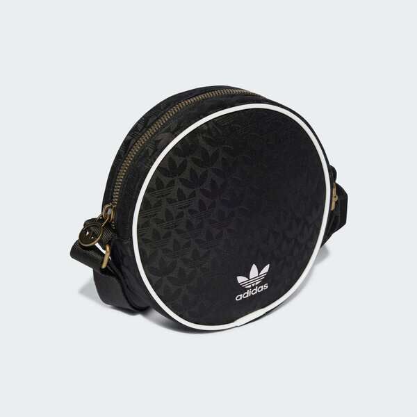 Adidas 愛迪達 Round Bag IT7388 側背包 肩背 斜背 黑 小圓包 仿皮革 穿搭