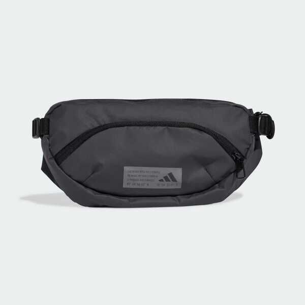 Adidas 愛迪達 Hybrid Waistbag IT4588 腰包 黑 抗撕裂 雙向拉鍊 小物收納