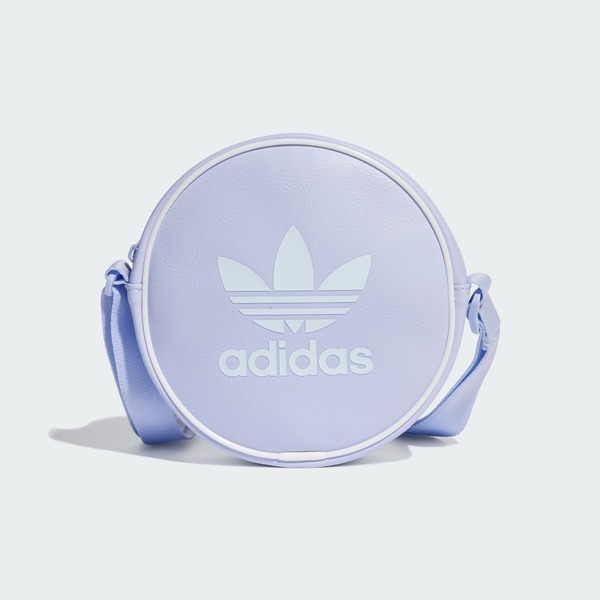 Adidas 愛迪達 Ac Round Bag IT4830 側背包 肩背 斜背 紫羅蘭色 皮革 小圓包
