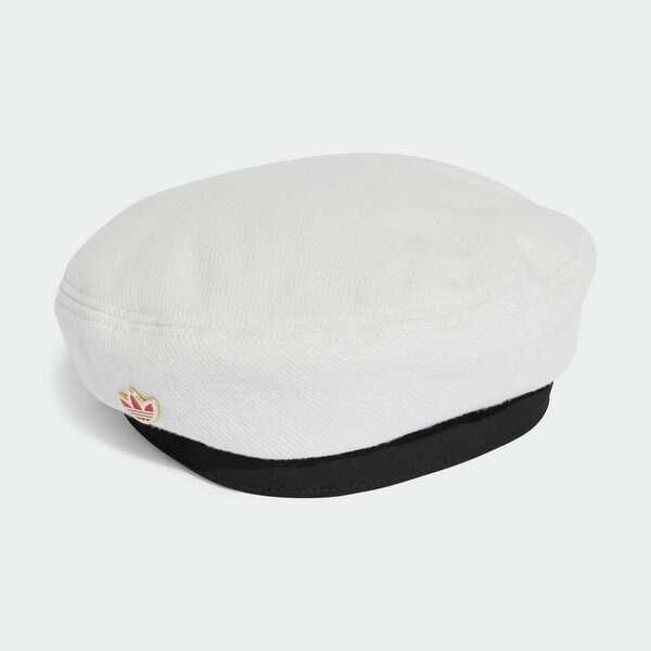 Adidas 愛迪達 Beret JE8352 女 貝雷帽 白 麂皮 柔軟 穿搭