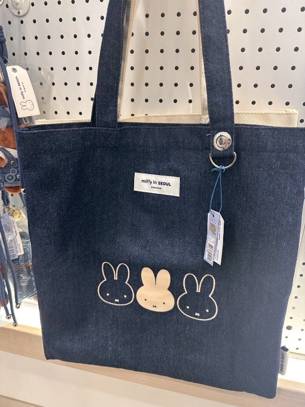 首爾限定 miffy牛仔托特包