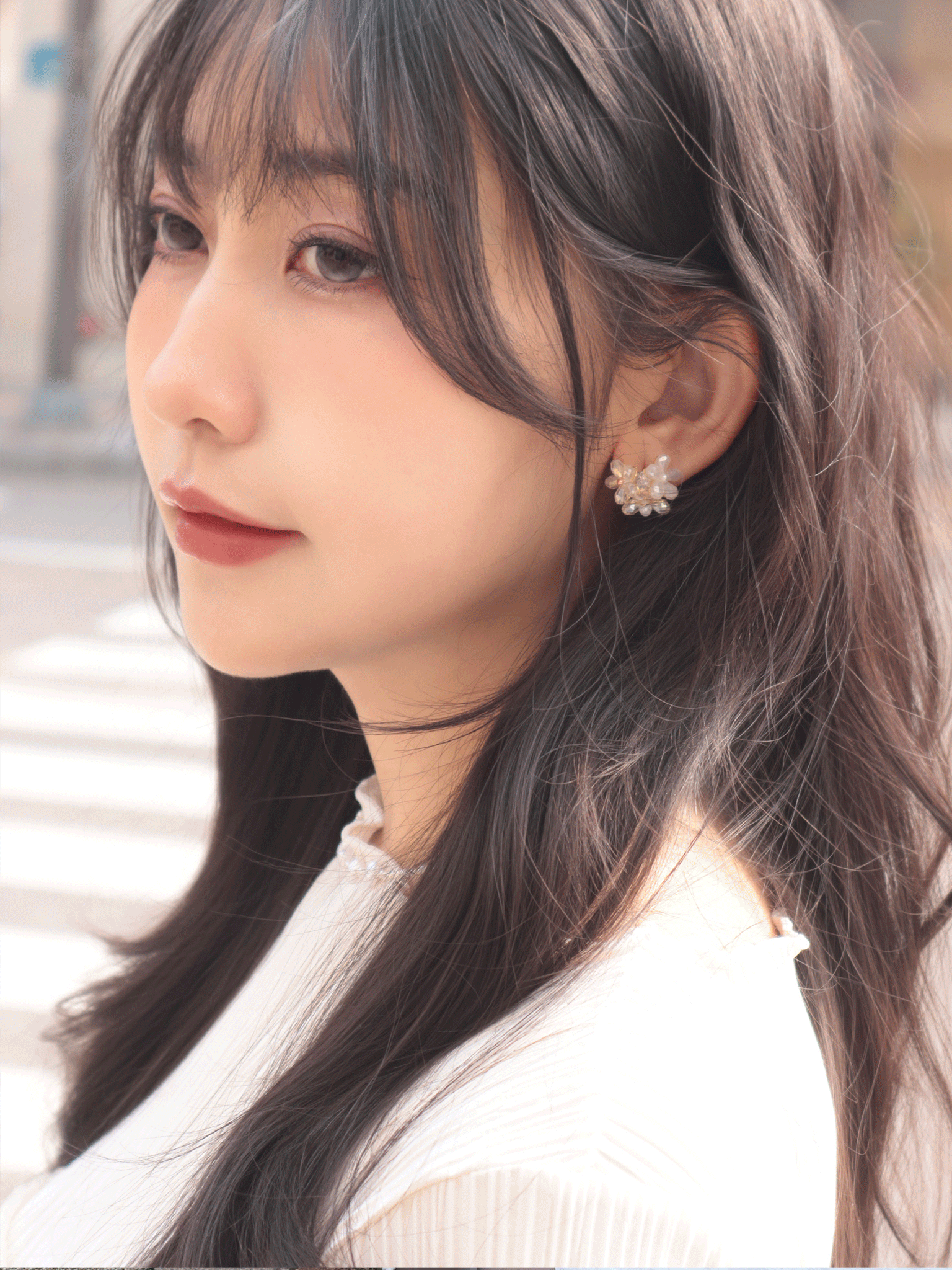 26B309 莫內的小水晶花園耳環